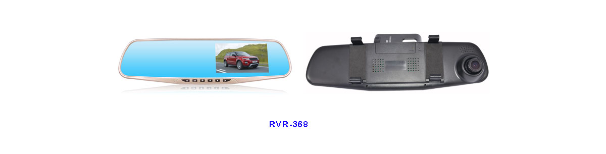 Rearview Mirror car dashcam with LCD display RVR-368